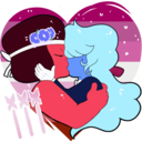 cosmic-hyacinth:  i hope we can just see ruby and sapphire hugging and kissing and being the beautiful lesbians they are….,,, like…, no fighting…, just lesbians,,,., 