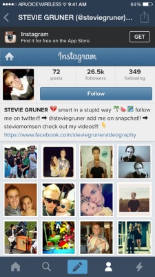 @StevieGruner you&rsquo;re clearly NOT 18!!! STOP following my blog!!!