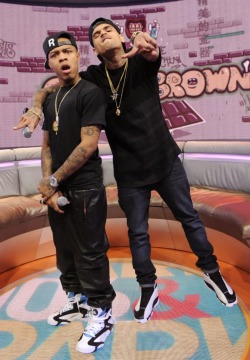 celebri-xxx-ties:  Chris Brown &amp; Bow Wow If You love naked celebrities like me Check us out: Celebri XXX Ties