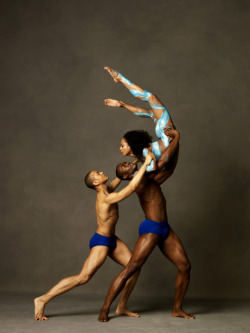 lumarogden:Clifton Brown, Jamar Roberts &amp; Alicia Graf of Alvin Ailey Dance Theater.