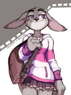 maiz-ken:an here we hav the second outift in the fashion hopps line, once again created by the lovely kollerss(rough sketch) &amp; myself(final sketch/colouring).