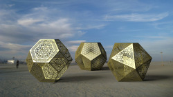 crossconnectmag:         HYBYCOZO, or the Hyperspace Bypass Construction Zone, is a series of sublime, laser cut cosmic objects, ranging from a Burning Man art installation to design pieces for the home. The project is inspired by the intersection of