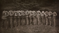 Group of Thirteen Decapitated Soldiers, 1910.