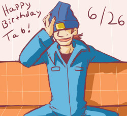 In some places of the world it&rsquo;s the 26th.. which is listed as Tab&rsquo;s birthday on the Jet Set Radio Wiki So I declare today Tab Day lol. Sadly this is the most refined I can do the lineart tonight orz XD