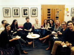 staff:  Happy first blog-birthday to Oxford University Press! They celebrated by eating our logo.