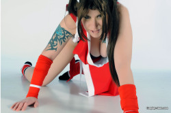 Picture from the Mai cosplay. I told you I was going to find a girl with the right asset for that charactere. 