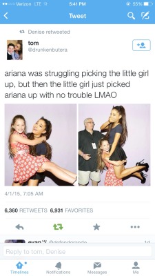 panobama:natural selection is coming for ariana and her weak ass