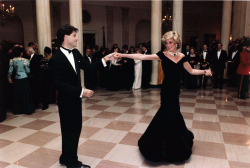 Courting royalty (Princess Diana and John Travolta dance at a White House gala in 1985)