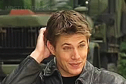 mostly-jensen:  hellocollins6:  deansdamnation:  mostly-jensen:  Dark Angel Interview That’s a fair assessment:     i could watch that man move for the rest of time  You forgot the gif where he flips/jump from laying on the ground to crouching. I think