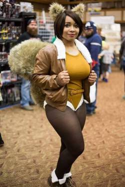 clxcool:  cosplayingwhileblack:  Character: Squirrel Girl Series: Unbeatable Squirrel Girl  Cosplayer: www.facebook.com/Panadonia  SUBMISSION  @slbtumblng  &lt;3 &lt;3 &lt;3 &lt;3