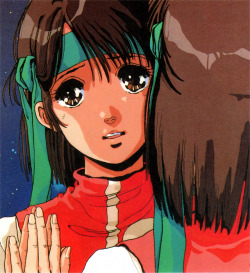 animarchive:    Noriko illustrated by Haruhiko Mikimoto (Cellu Works, 1991)  