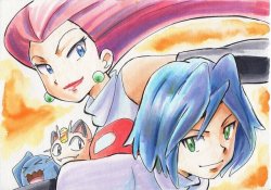 james-team-rocket:Team Rocket of the movie 21 by Iwane Masaaki 💖💖💖💖💖 This artstyle is pure gold 🌟🌟🌟🌟🌟 SOURCE: https://twitter.com/animator1965/status/1020274194280472578?s=19 