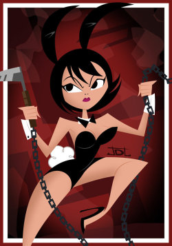 javidluffy:   My entry for @atomictiki’s Bunny Suit Art Jam. I am finally back after my vacaction and some days being sick! I just had to draw Ashi sooner or later, and this is a good excuse for my first attempt. 