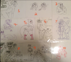 now for the NSFW VERSION. Sorry the pictures SUCKSelling Original sketches.So since I got interest in my post before, I’m gonna offer up all these for sale. I know the pictures are a bit blurry, but if you want to see anything up close please view my