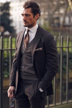 officialdavidgandy:  #LCM | DAY 2 was another busy day for David Gandy, and for us, as we tried to keep up with all the great pictures of our favorite London Collections: Men Ambassador. David began the day with a casual look in an a grey cable knit Yves