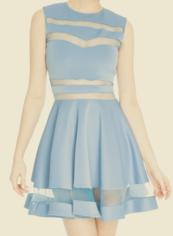 cocodura:  julroses:  tbdressfashion:  lovely light blue dress  cocodura , femme-kitten we need to get this dress- black for tee, powder blue for indira, burgundy for me. it will be our girl gang uniform  I am in o.o