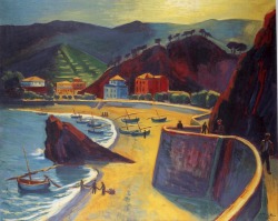 Max Pechstein (Zwickau 1881 - Berlin 1955); Monterosso al Mare, 1924; oil on canvas, 100 x 85 cm, private collection