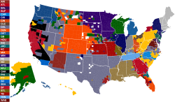 bleacherreport:  Facebook released data on the most “Liked” NFL team in every county.