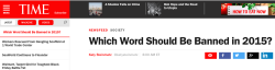 stormingtheivory:  captain-ameriadoc-brandybucky:  So, apparently, 45% of TIME magazine readers think the word “feminist” needs to be banned in 2015. The fact that the word is even ON the writer’s list of “Words That Should Be Banned in 2015”,