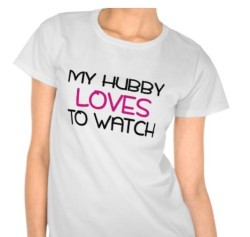 cuckoldscams:  Cuckold Tee Shirt: My Hubby LOVES to Watch. Get one!