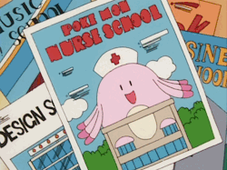rewatchingpokemon:  never forget that Jessie went to Pokemon nursing school with a class of chansey  