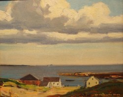 huariqueje:    Summer Clouds, Maine   -     Allen, Charles Curtis   American, 1886-1950 Oil on board; 9 x 11 inches   