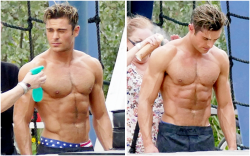 therealdaily411: Zac Efron shows off his smokin HOT body for Baywatch! See the naked photos @ TheDaily411.com  jfpb