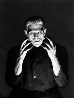 universalmonsterstribute:  Boris Karloff as Frankenstein’s Monster - Frankenstein (1931) - Bride Of Frankenstein (1935) - Son Of Frankenstein (1939) 