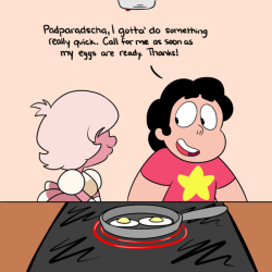 eternalfandom:Lesson Learned: Never leave Padparadscha on egg duty my precious little cinnamon bun &lt;3 &lt;3 &lt;3