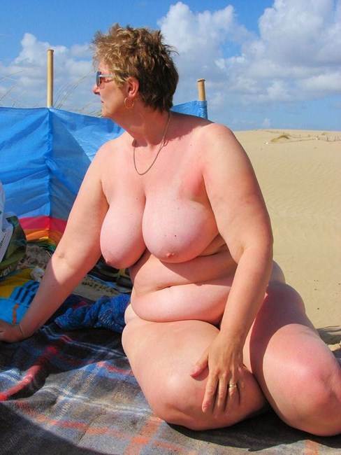 Wife on the beach