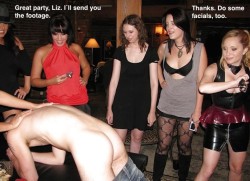 captioned-femdom-situations:  party attraction 