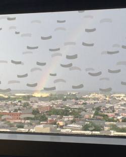 After rain there is always&hellip;. #rainbow #photosbyphelps #dmv #baltimore