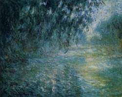 overdose-art: Claude Monet, Morning on the Seine in the Rain (1897) 