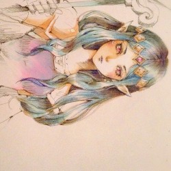 loputyn:  Sketch for Princess Hilda. I love her &lt;3