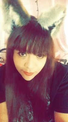 lilmissecchi:  Got my wolf ears from @kittensplaypenshop  I am so happy with the quality  I love them so freaking much. 