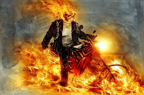 failed-mad-scientist:  Ghost Rider - Ben Templesmith