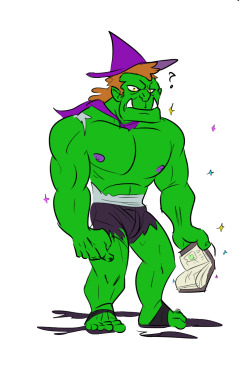 Furii doodled me a bunch today because he is an absolute babe and we were chatting all day.Orc.Orctober approaches and Furii gave me a magical spell book to turn me into an orc. It worked so successfully that I can no longer read dumb hooman speak at