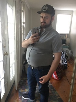keepembloated: growingcubster:  Everything’s getting tighter…🤷🏻‍♂️  He’s definitely looking bigger. 