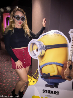 Went out to see Minions in 3D and tracked down the special 3D goggles just for the event!