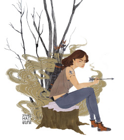 strangehats:  Another Allison fanart that has been a long time coming!  Right after episode 23 there was this post going around of Allison instead going off to France,  growing up and becoming a kickass hunter. I can’t seem to find the post anymore