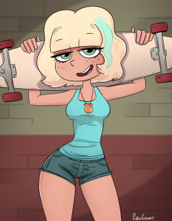 Jackie Lynn Thomas (aged-up version) was the winner of last week’s patreon poll! Skater girls are awesome