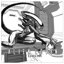 zaggatar:  I am doing a small “comic” or set of images, featuring a Xenomorph gal and an unlucky spacefarer in an erotic horror adventure.  Designs based on the 1979 movie. These are the first batch, all numbered for order.  