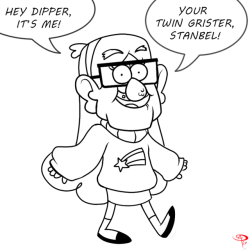 chillguydraws: chillguydraws:   Stanbel will haunt your nightmares. Based on this tweet from Alex Hirsch    ________________________________________________Support my Patreon to get first looks at all my completed works!www.patreon.com/chillguydraws