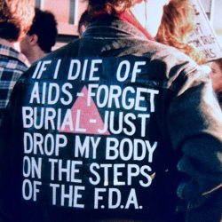 c86: David Wojnarowicz at ACT UP’s FDA Action protest, 11 October 1988   Photography by Bill Dobbs 