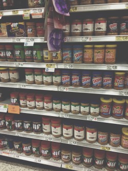 first2thefinish:  mscrosscountry:  My favorite aisle is the peanut butter aisle.  How do people see this and not believe in Heaven? 