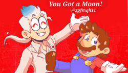 rorlrorl:  You Got A Moon! Human cappy &amp; mario!