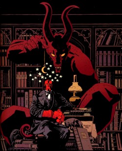 scuolainternazionaledicomics:  Mike Mignola&rsquo;s Hellboy. 