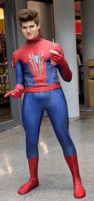 totallygaytotallycool:  tcufrogsno1:  Super Gay Super Heroes http://tcufrogsno1.tumblr.com/   No one will ever convince me that this guy is anything other than the REAL Spider-man. 
