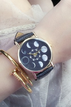mignwillfofo: Fancy&amp;Stylish Watches Collection  Moon - Map Cat - Map Panda - Late Galaxy - PlanetsDon’t miss BIG DISCOUNT! 