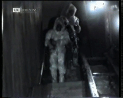 ltclaws:  kim-jong-chill:  In December of 1986, scientists at Chernobyl, searching for nuclear fuel from the destroyed Reactor #4, made a breakthrough. Deep in the basement of Block 4, an enormous, radioactive mass was discovered. The radiation level